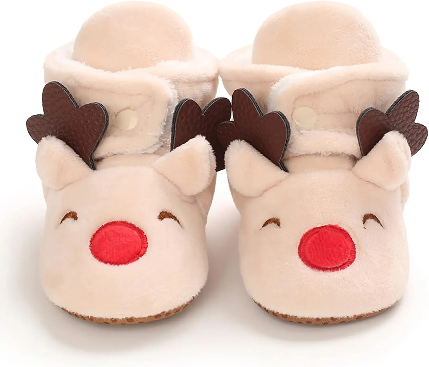 Walking Shoes Christmas Baby Cotton Boots Warm Cotton Shoes Soft Comfortable Infant Toddler Warming Soft Sole Sneakers