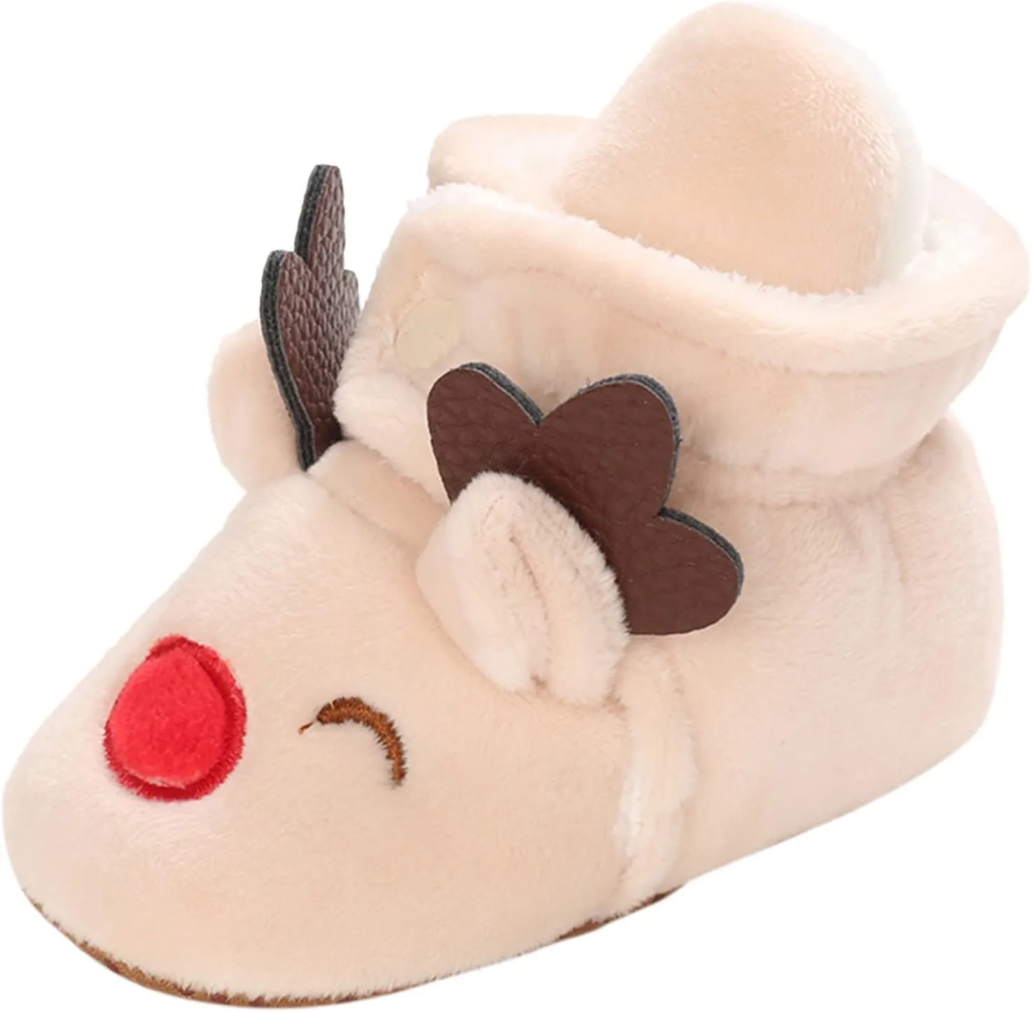 Walking Shoes Christmas Baby Cotton Boots Warm Cotton Shoes Soft Comfortable Infant Toddler Warming Soft Sole Sneakers