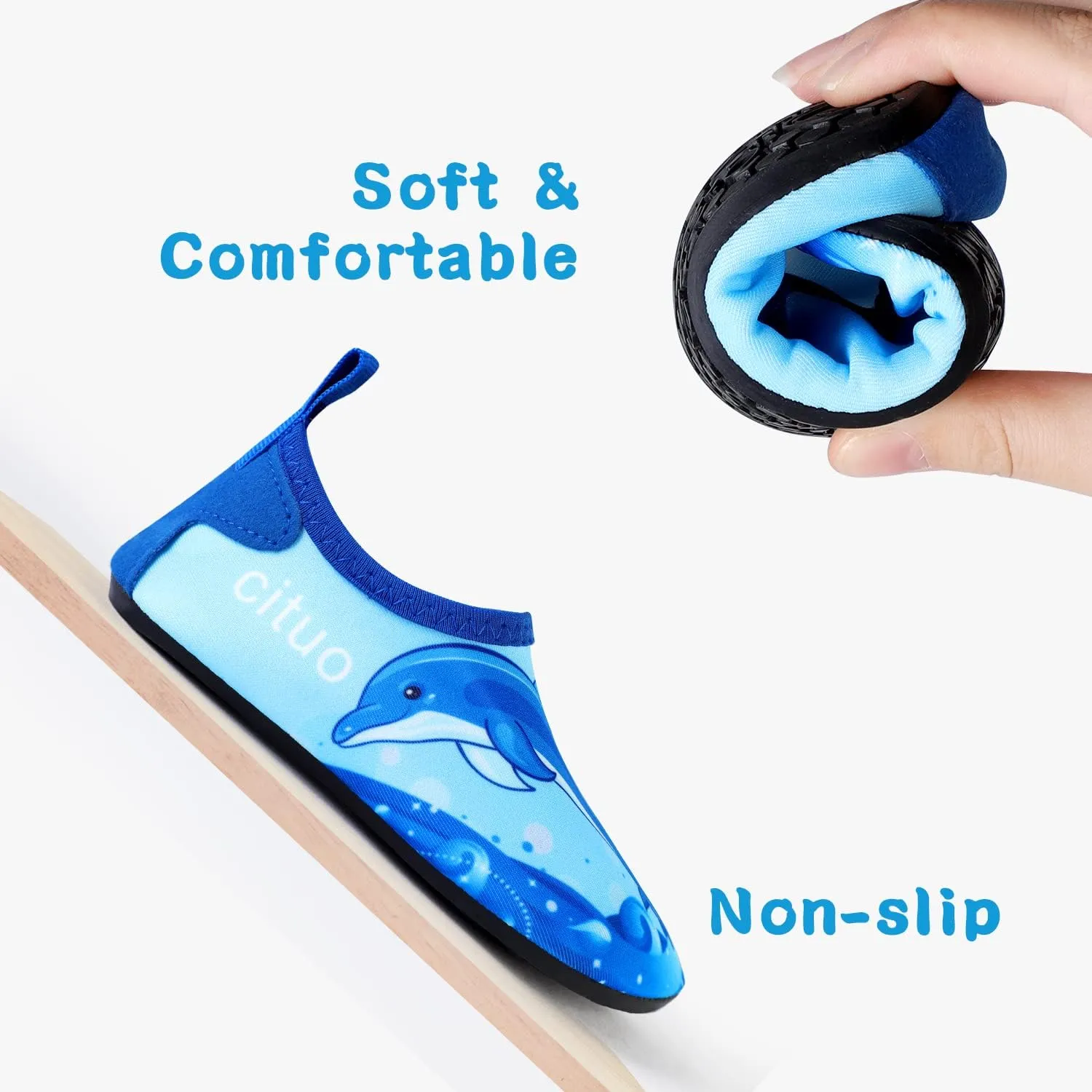 Water Shoes for Kid Outdoor Quick Dry Barefoot Aqua Socks for Sport Beach Swim Surf Lightweight Toddler Little Girl Boy